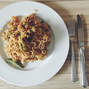 Ich knnte ja auch mal wieder mein Mittagessen posten Gebratenehellip